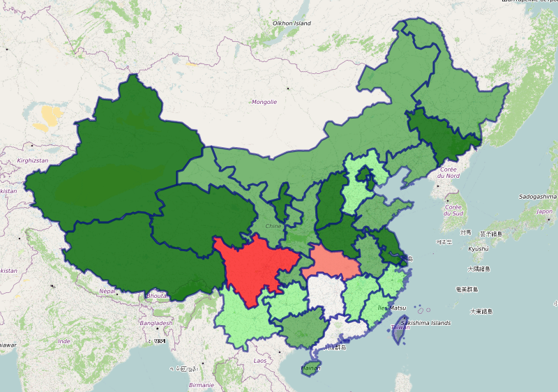 Floods and droughts map preview