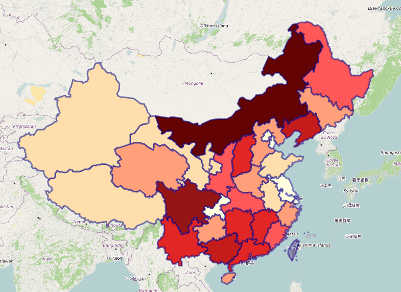 Forest fire map preview